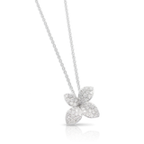 Pasquale Bruni Petit Garden Necklace 18k WG with Diamonds -Small flower