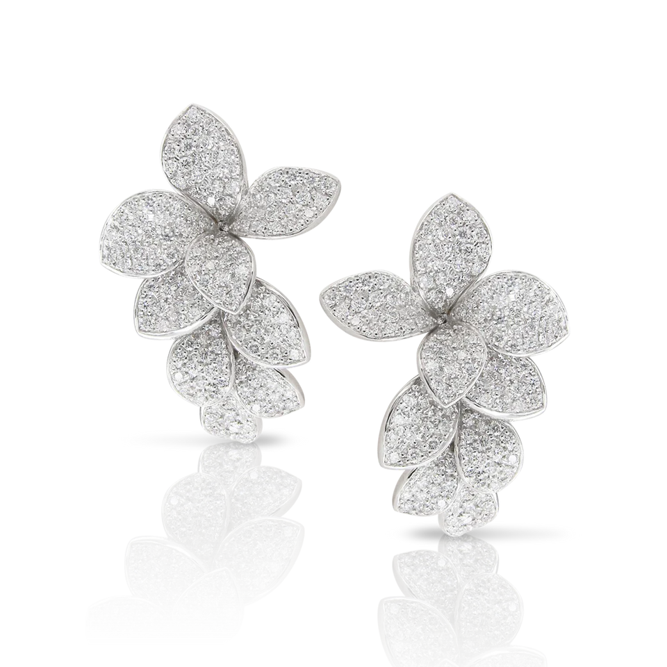 Pasquale Bruni Petit Garden small flower diamonds earrings