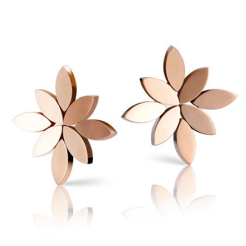 Pasquale Bruni Ghirlanda Luce Di Loto Earrings in 18k Rose Gold