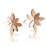 Pasquale Bruni Ghirlanda Luce Di Loto Earrings in 18k Rose Gold