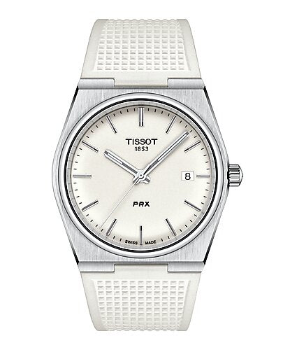 TISSOT PRX QUARTZ WHITE FULL LUME 40mm