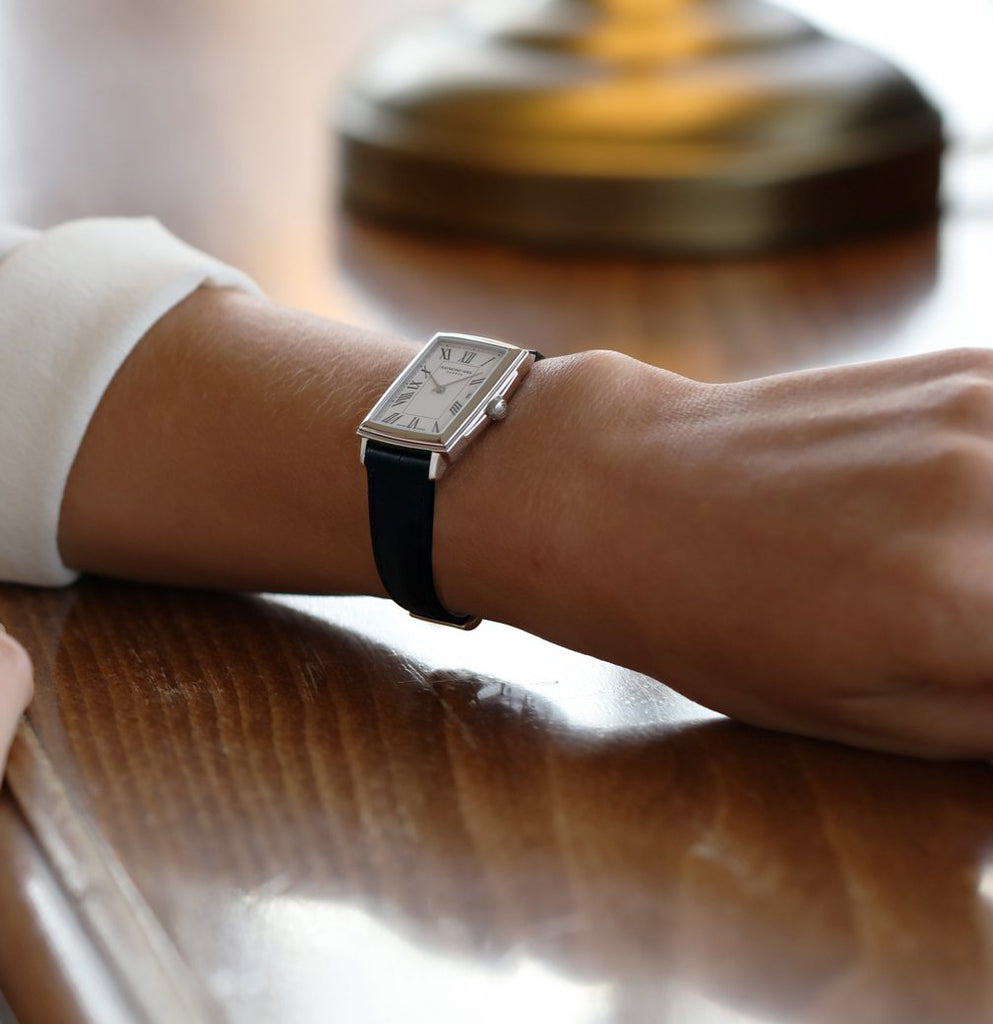 Raymond Weil Toccata Quartz 22.6 x 28.1 mm White Dial on Leather