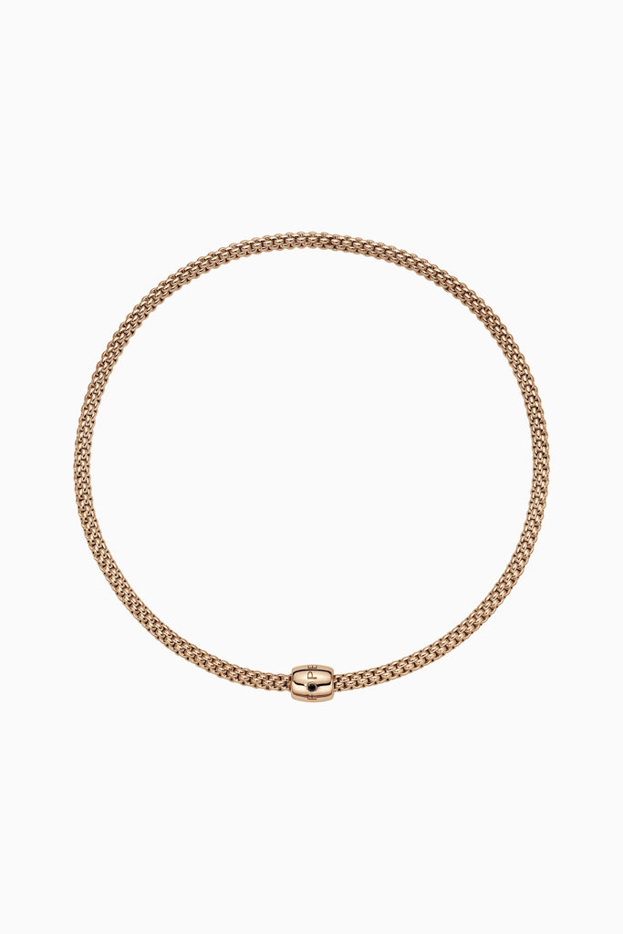 Fope Solo 18k Yellow Gold Necklace with Ornamental clasp