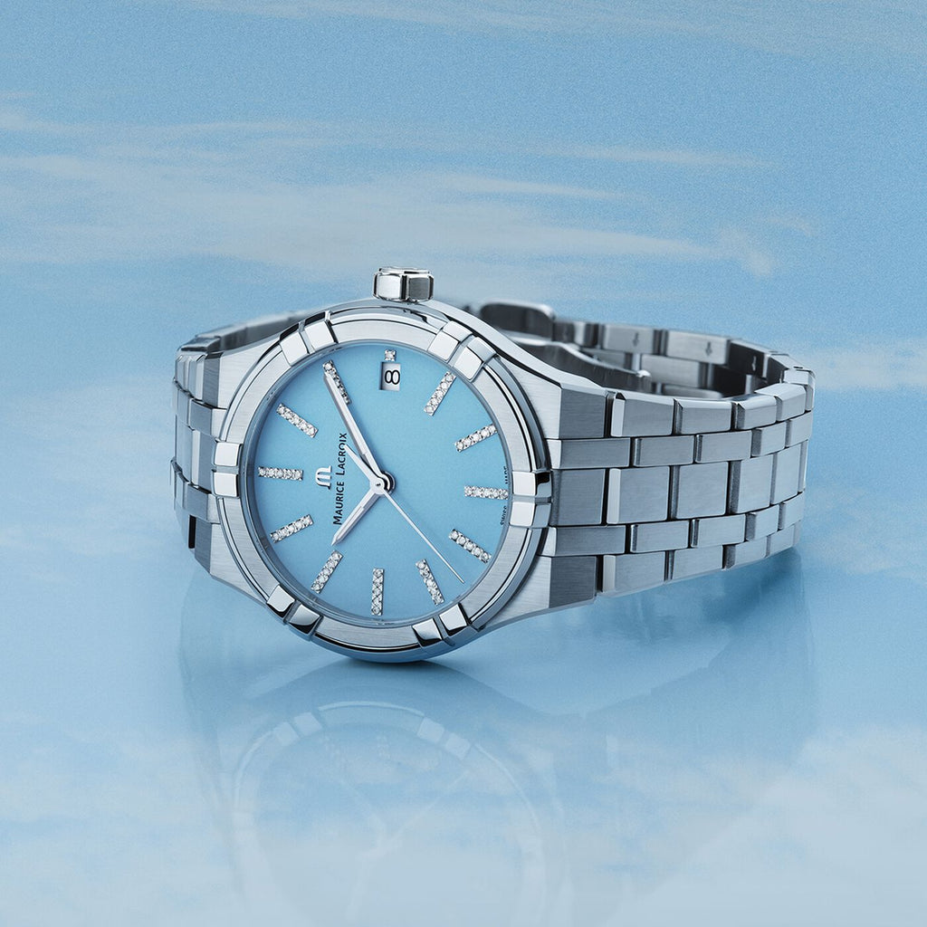 Maurice Lacroix AIKON QUARTZ COLOURS SPECIAL EDITION LIGHT BLUE