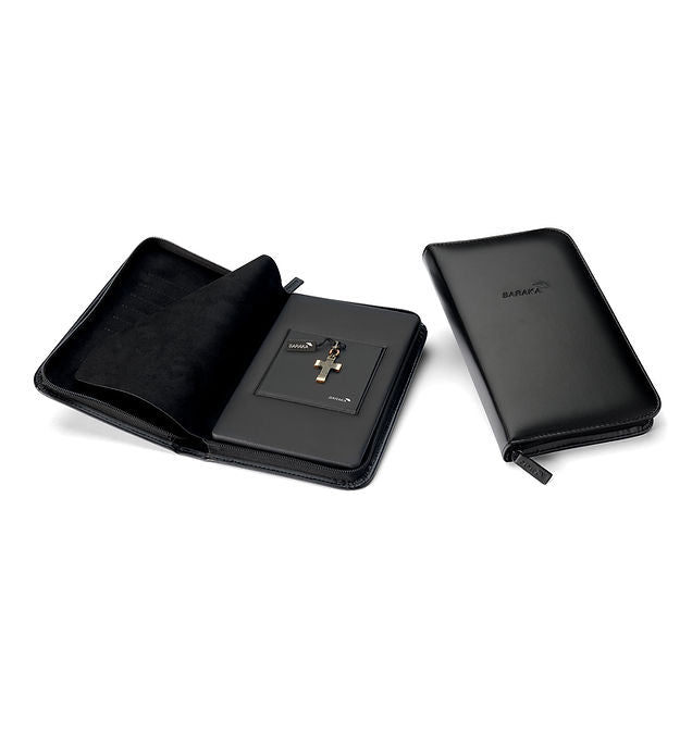 Baraka Cyborg Cross Pendant -Steel with Black PVD/ WG