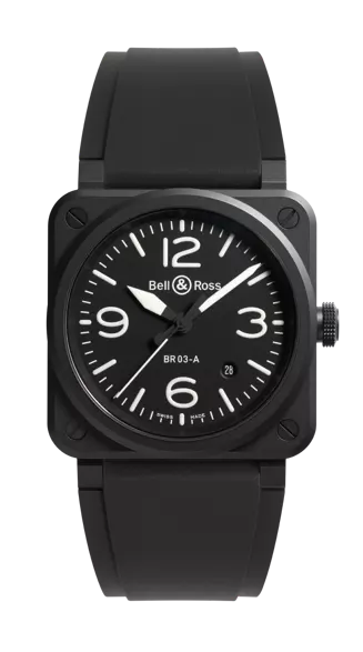 BELL & ROSS BR 03A BLACK MATTE 41mm