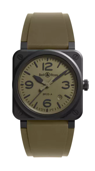 BELL & ROSS BR 03A MILITARY CERAMIC 41mm