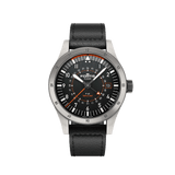 Fortis Flieger F-43 triple-gmt original on aviator strap -Kenissi Movement