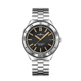 Fortis Marinemaster m-44 black resin on block bracelet -Kenissi Movement