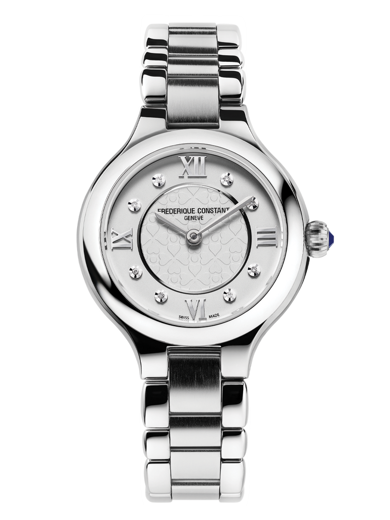Frederique Constant Classics Delight White Diamond Dial on Bracelet