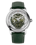 FREDERIQUE CONSTANT CLASSICS WORLDTIMER MANUFACTURE GREEN LIMITED EDITION