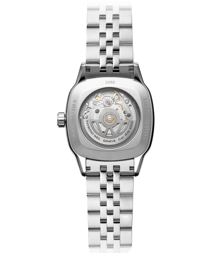 Raymond Weil Freelancer Ladies Square Blue on Bracelet