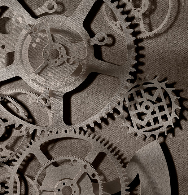 CLASSICS HEART BEAT AUTOMATIC SILVER DIAL OPEN HEART ON BLACK LEATHER