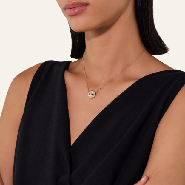 Pomellato Pom Pom Dot Necklace with Diamond pendant