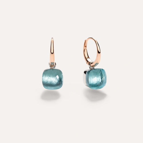 Pomellato Nudo Petit Earrings -Sky Blue Topaz