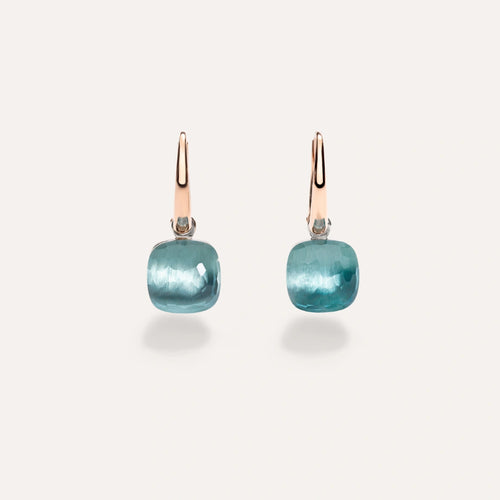 Pomellato Nudo Petit Earrings -Sky Blue Topaz