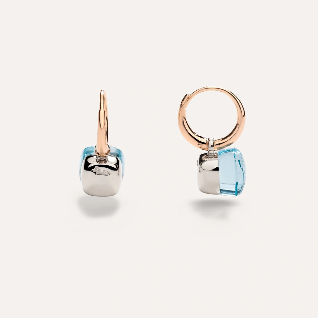 Pomellato Nudo Petit Earrings -Sky Blue Topaz