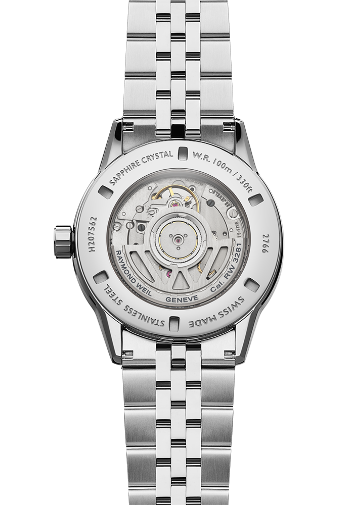 Raymond Weil Freelancer Complete Calendar Blue Sunray Dial Watch on Bracelet