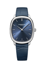 Load image into Gallery viewer, Raymond Weil Toccata Heritage Manual Winding Blue Dial on Blue Leather -33mm x 38mm