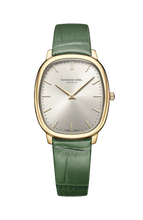 Load image into Gallery viewer, Raymond Weil Toccata Heritage Quartz YG PVD on Green Leather 31mm x 36mm