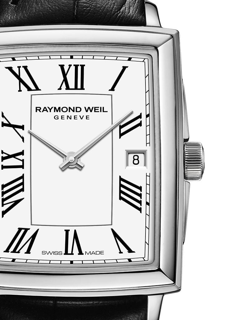 Raymond Weil Toccata Quartz 22.6 x 28.1 mm White Dial on Leather