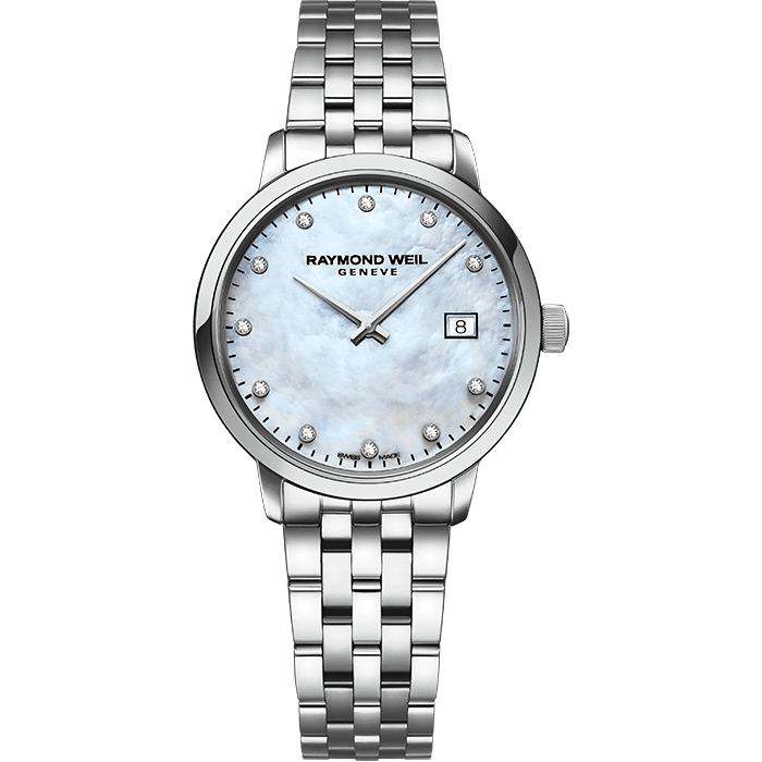 Raymond Weil Toccata 29mm MOP Diamond index Steel
