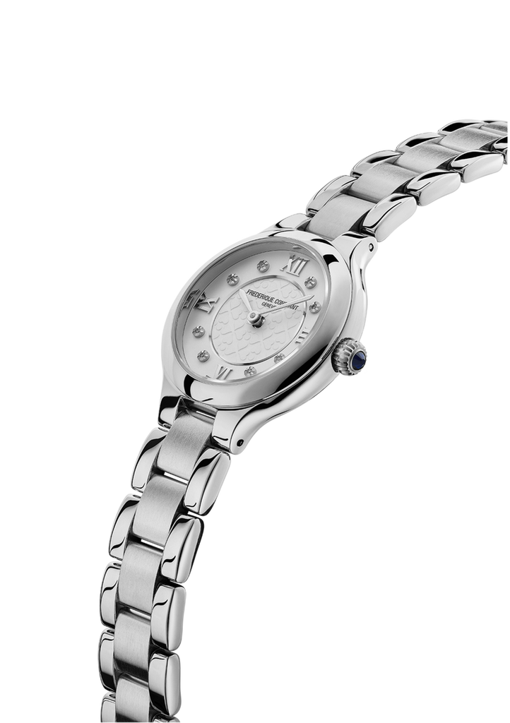 Frederique Constant Classics Delight White Diamond Dial on Bracelet