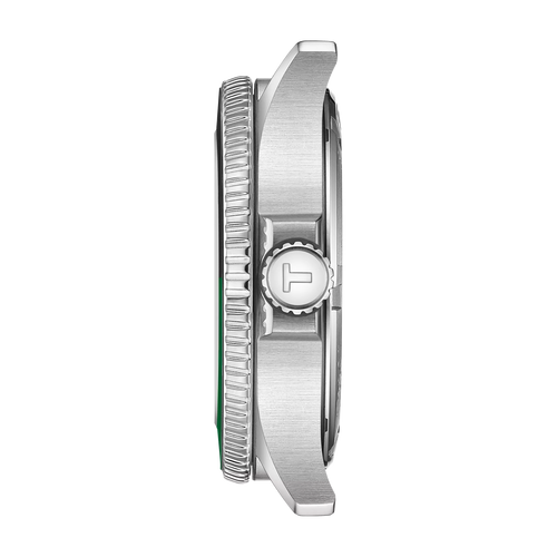 TISSOT SEASTAR 1000 40MM QUARTZ GMT -GREEN BLACK BEZEL