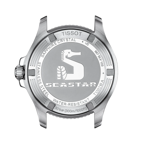 TISSOT SEASTAR 1000 36MM BLACK RG 2 TONES
