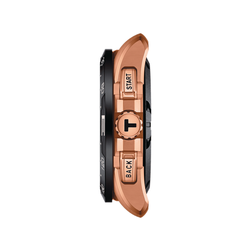 TISSOT T-TOUCH CONNECT SOLAR TITANIUM RG ON BLACK RUBBER