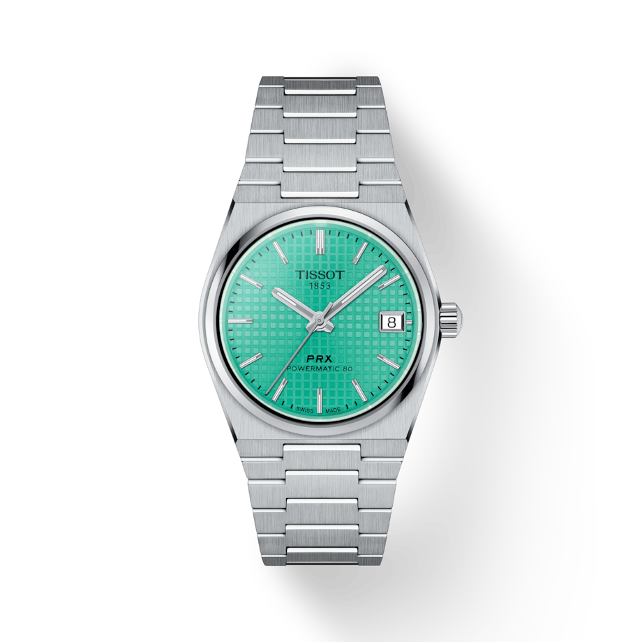 TISSOT PRX POWERMATIC 80 35MM LIGHT GREEN