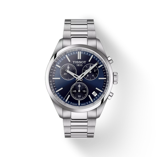 TISSOT PR 100 CHRONOGRAPH BLUE