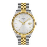 TISSOT BALLADE SILVER DIAL QUARTZ 2 TONES 40mm