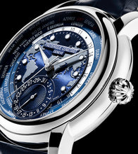 Load image into Gallery viewer, FREDERIQUE CONSTANT CLASSICS WORLDTIMER MANUFACTURE BLUE