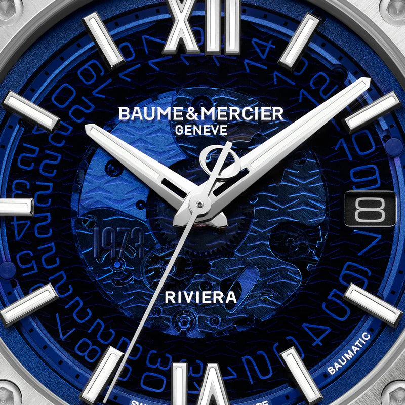 Baume & Mercier Riviera Baumatic Blue Auto 10749 Limited Edition