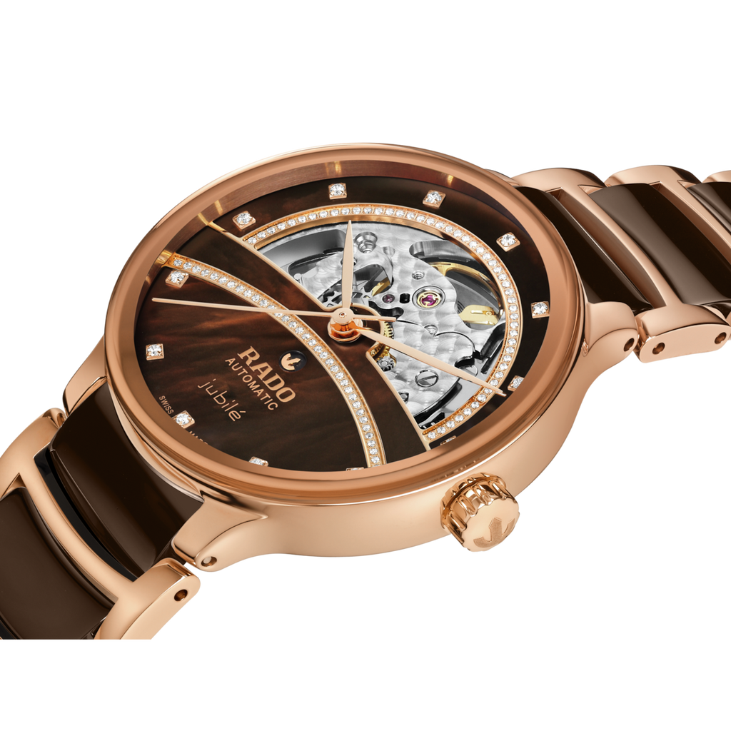 Rado Centrix Diamond Ceramic Open Heart RG PVD Automatic 35mm
