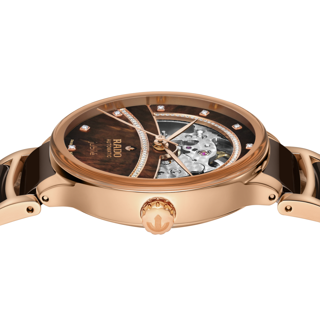 Rado Centrix Diamond Ceramic Open Heart RG PVD Automatic 35mm