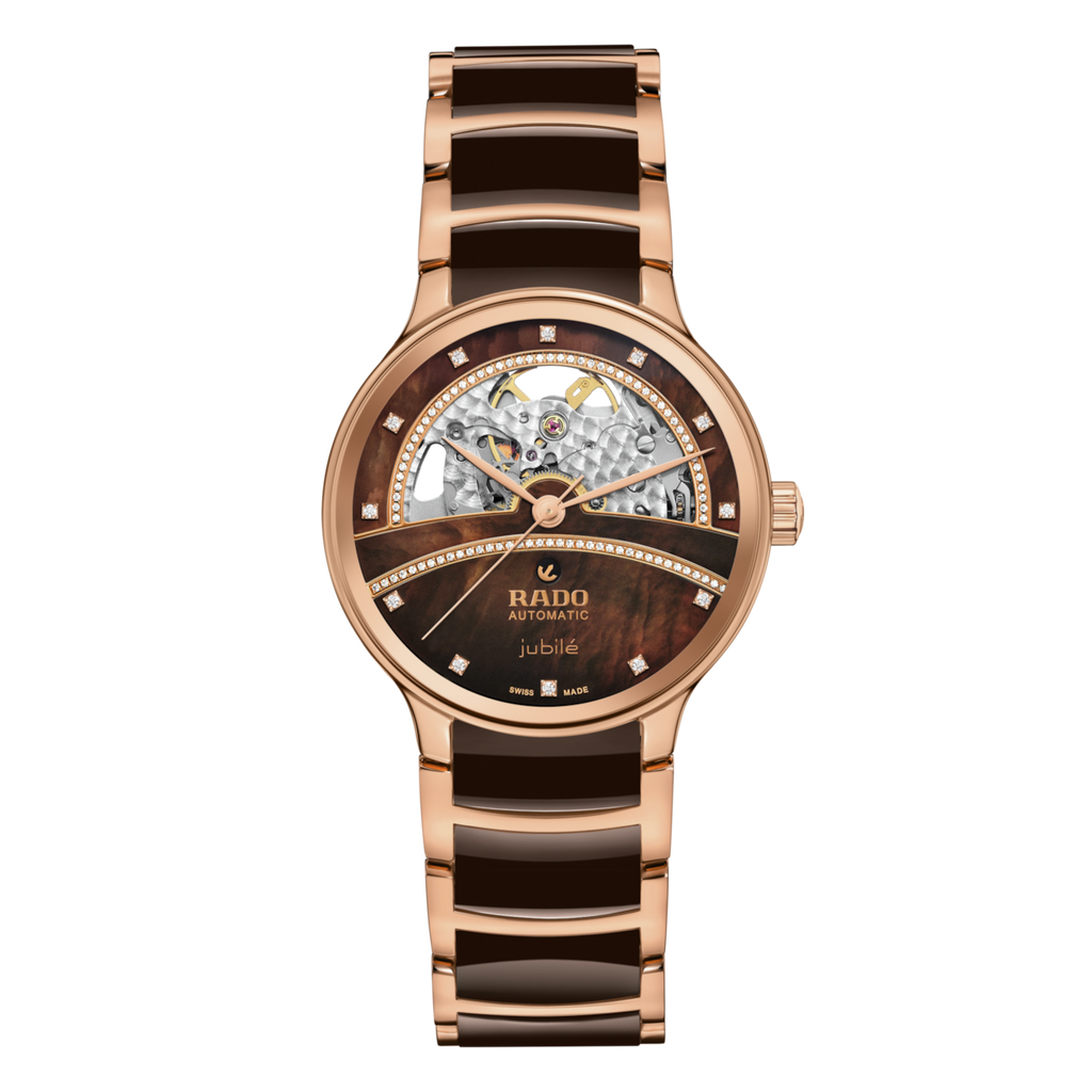 Rado Centrix Diamond Ceramic Open Heart RG PVD Automatic 35mm