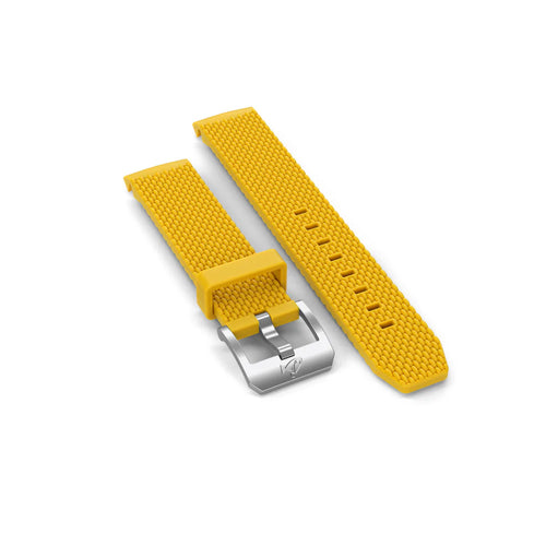 DOXA SUB 200 Rubber strap with buckle Yellow -Only fits Sub 200