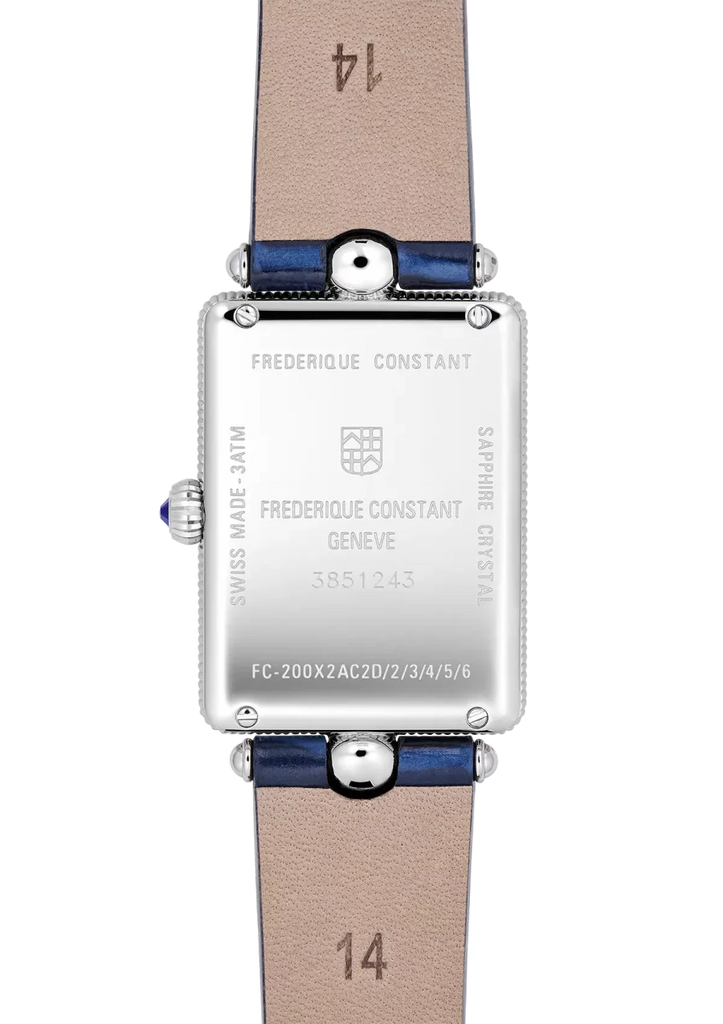 CLASSICS ART DECO CARREE MOP WITH BLUE STRAP