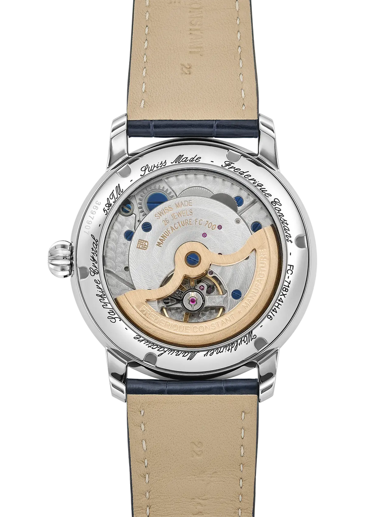 FREDERIQUE CONSTANT CLASSICS WORLDTIMER MANUFACTURE WHITE