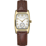 Hamilton American Classic Boulton Quartz Gold PVD Leather