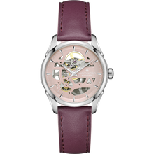 Load image into Gallery viewer, Hamilton Jazzmaster Skeleton Lady Auto Pink on Leather 36mm
