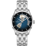 Hamilton Jazzmaster Open Heart Blue Auto on Bracelet 40mm