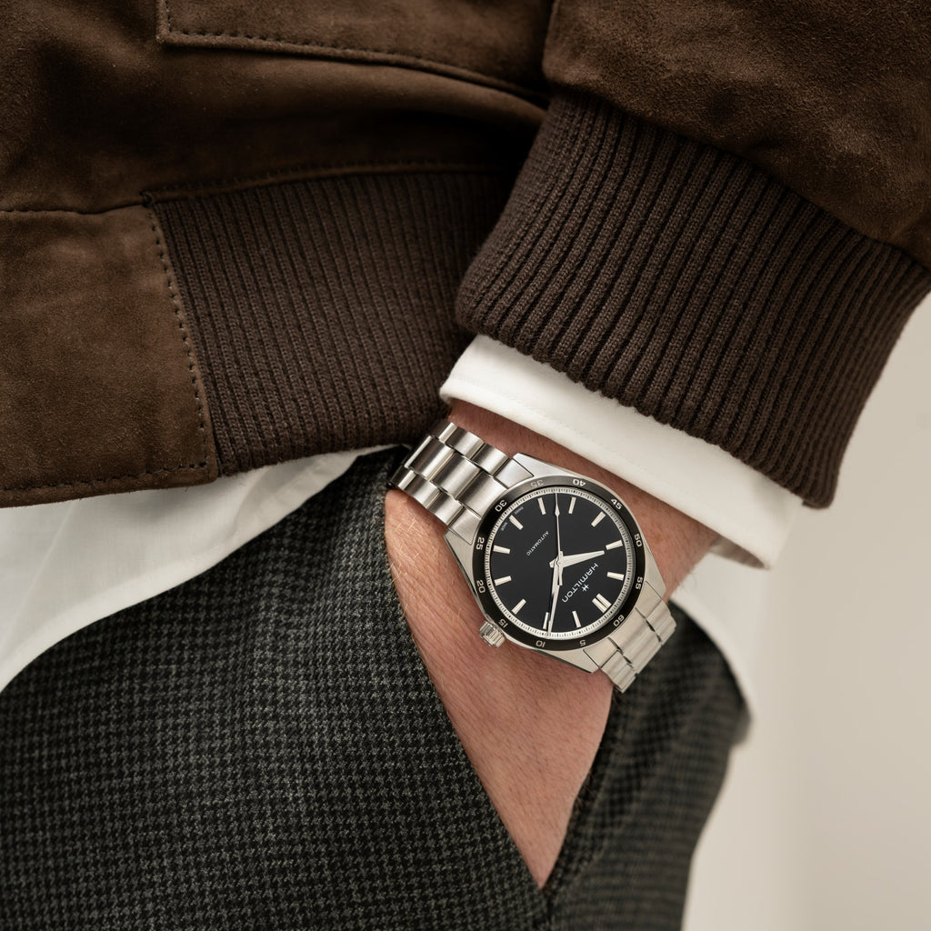 Hamilton Jazzmaster Performer Auto Black on Bracelet 38mm