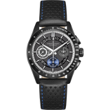 Hamilton Jazzmaster Performer Auto Chrono PVD on leather