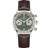 Hamilton American Classic Intra-Matic Auto Chrono Green on Leather