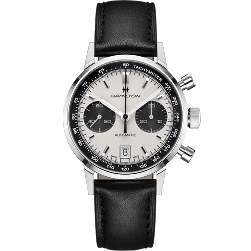 Hamilton American Classic Intra-Matic Auto Chrono on Leather