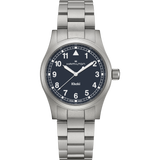 Hamilton Khaki Field Quartz 38mm Blue on Bracelet