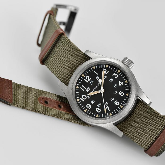 Hamilton Khaki Field Mechanical 38mm on Nato